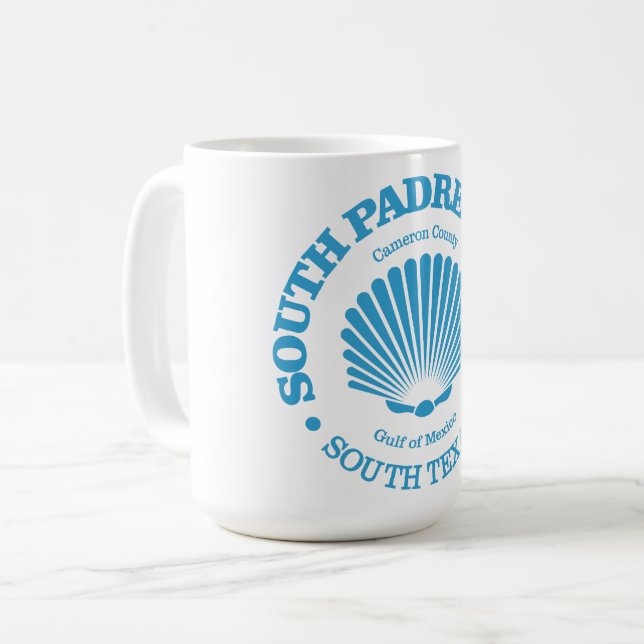 Taza De Café Isla del Padre Sur (concha de mar) (Anverso izquierdo)