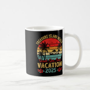 Taza De Café Isla del Tesoro Florida Arena Mar Sol Vacaciones 2