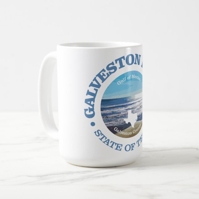 Taza De Café Isla Galveston (C) (Anverso izquierdo)