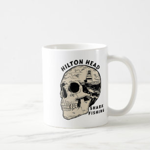 Taza De Café Isla Hilton Head Carolina del Sur Tiburón de Pesca