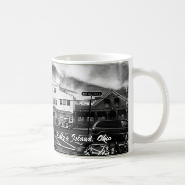 Taza De Café Isla Kelley, Ohio Street Photo Mug (Derecha)