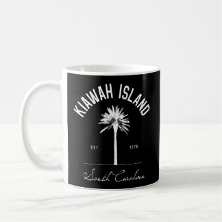 Taza De Café Isla Kiawah Sc Park Palm Tree Golf