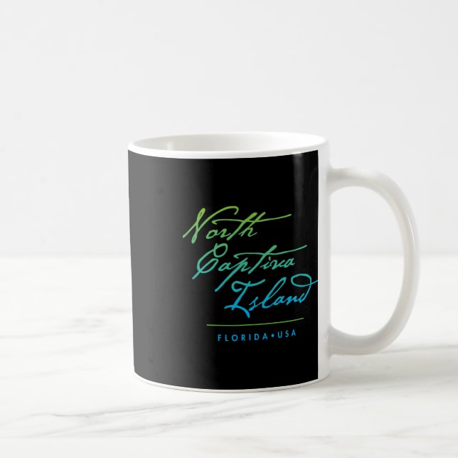 Taza De Café Isla North Captiva Florida (Derecha)
