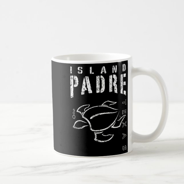 Taza De Café Isla Padre Texas Recuerdo (Derecha)