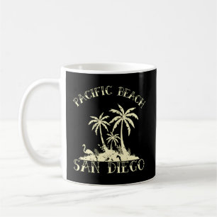Taza De Café Isla Palm Tree Pacific Beach San Diego