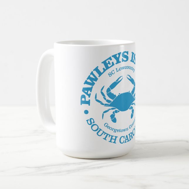 Taza De Café Isla Pawleys (cangrejo) (Anverso izquierdo)