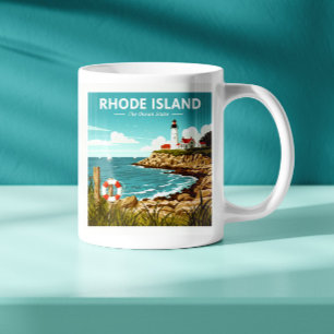 Taza De Café Isla Rhode Vintage