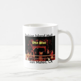 Taza De Café Isla San Mateo, CA de la moda de la mina de oro