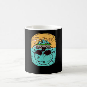 Taza De Café Isla Skull
