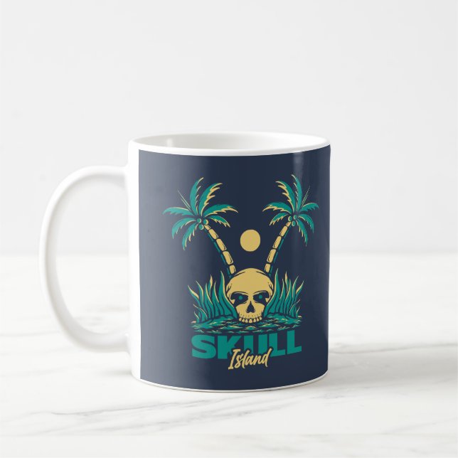 Taza De Café Isla Skull (Izquierda)