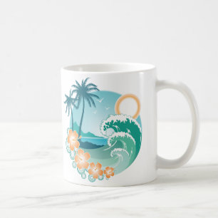 Taza De Café Isla Tropical