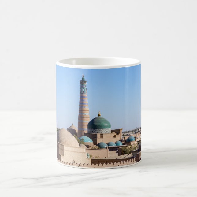 Taza De Café Islam Khodja Minaret y mezquita - Khiva, Uzbekistá (Centro)