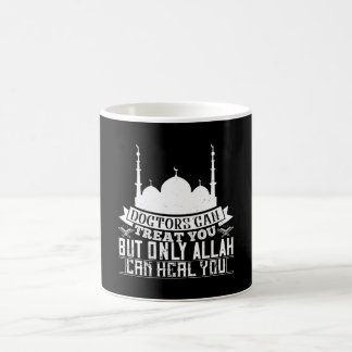 Taza De Café Islam - los Médicas pueden tratarte, Alá puede cur