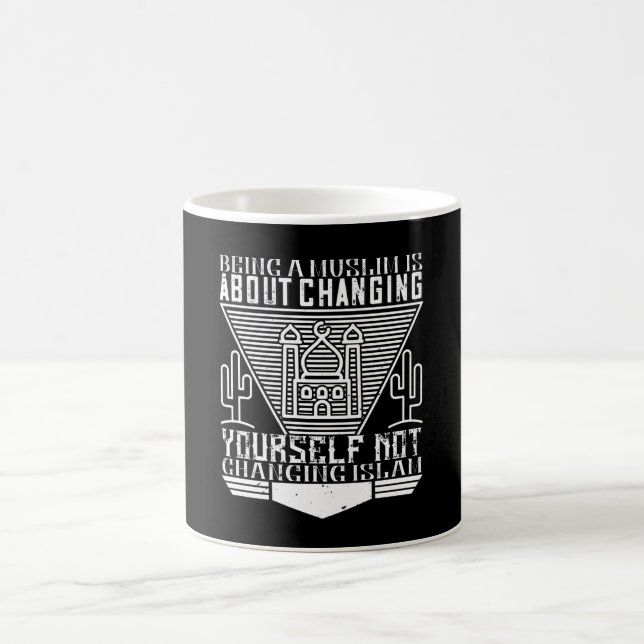 Taza De Café Islam - Ser musulmán significa cambiarse a uno mis (Centro)
