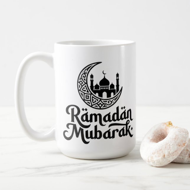 Taza De Café  Islamic Gifts & Ramadan Mubarak Apparel  (Con donut)