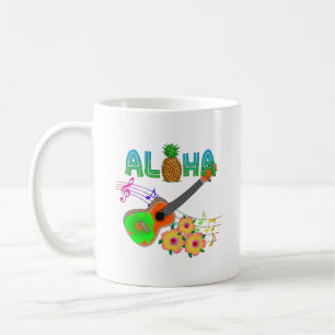 Taza De Café Island Music Ukulele Aloha