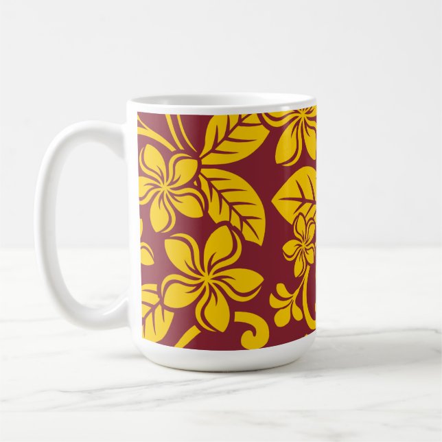 TAZA DE CAFÉ ISLAND PLUMERIA (CARDINALGOLD) (Izquierda)