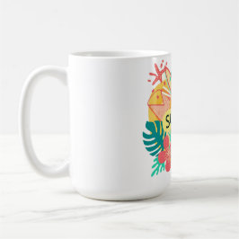 Taza De Café "Island Vibes: Diseño de camisetas de verano