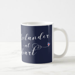 Taza De Café Islandés en Heart Mug, Islandés