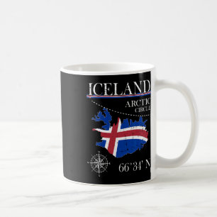 Taza De Café Islandia - Círculo Polar Ártico - Isla Polar Norte