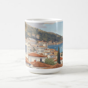 Taza De Café Islas Baleares Viaje Francés Vintage