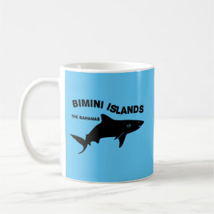 Taza De Café Islas Bimini Scuba Buceando con tiburones - Bahama