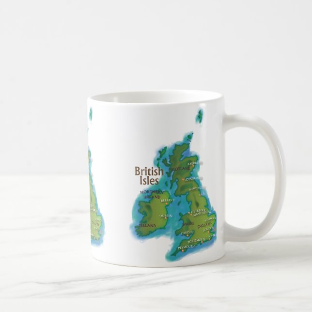 Taza De Café Islas Británicas (Derecha)