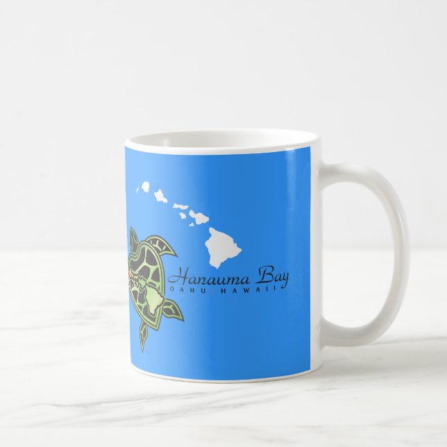 Taza De Café Islas de Hawaii de la bahía de Hanauma (Derecha)