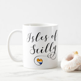 Taza De Café Islas del Corazón de la Bandera Silenciosa