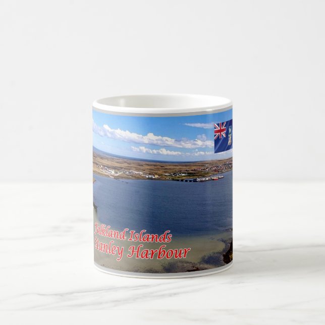 Taza De Café Islas Falkland - Puerto Stanley - (Centro)