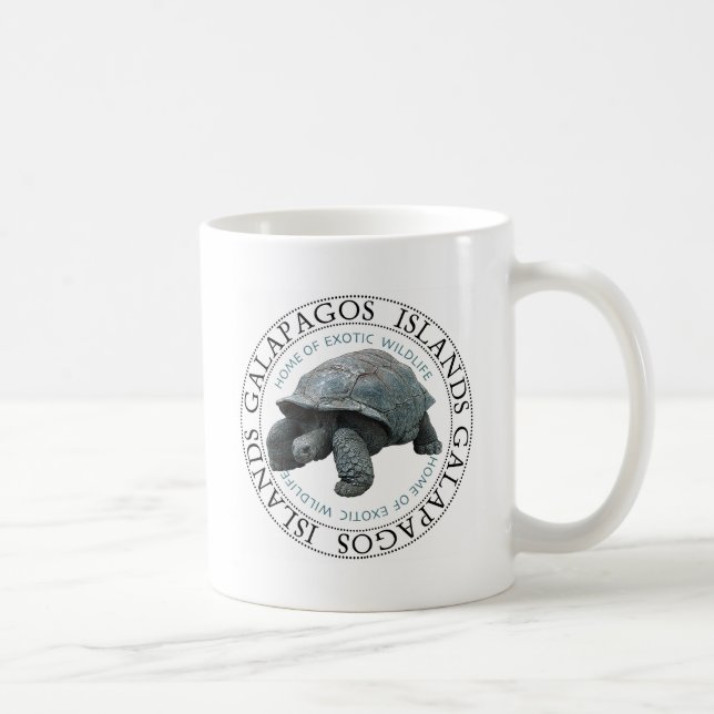 Taza De Café Islas Galápagos Tortoise (Derecha)