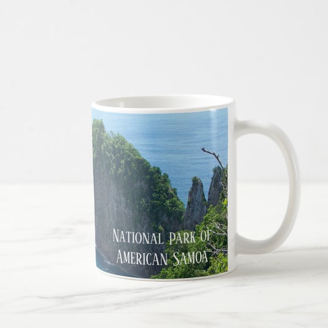 Taza De Café Islas Pola de Samoa Americana, isla Tutuila (Derecha)