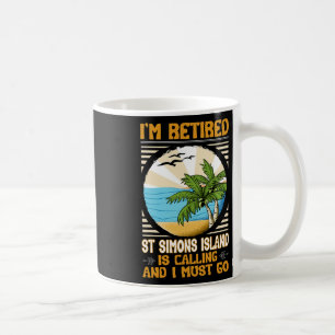 Taza De Café Islas St Simons: Jubilados De La Funny Costa De Lo