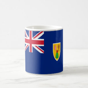 Taza De Café Islas Turcas y Caicos - Bandera -