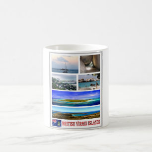 Taza De Café Islas Vírgenes Británicas - Mosaico -