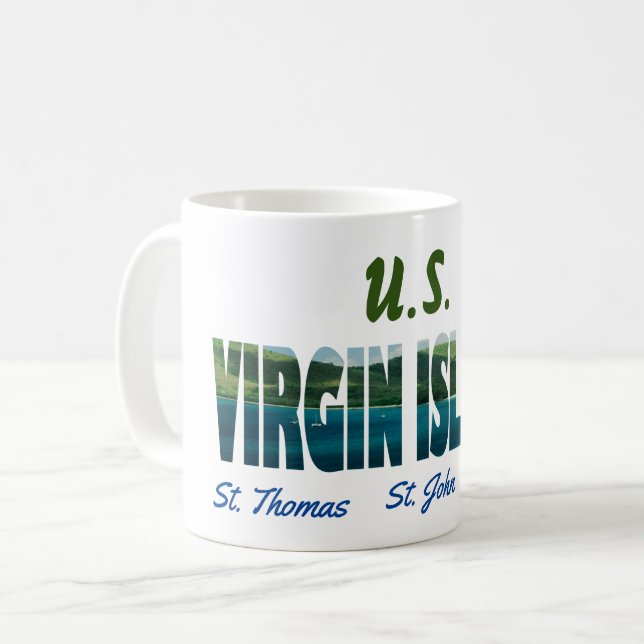 Taza De Café Islas Vírgenes de Estados Unidos (Anverso izquierdo)