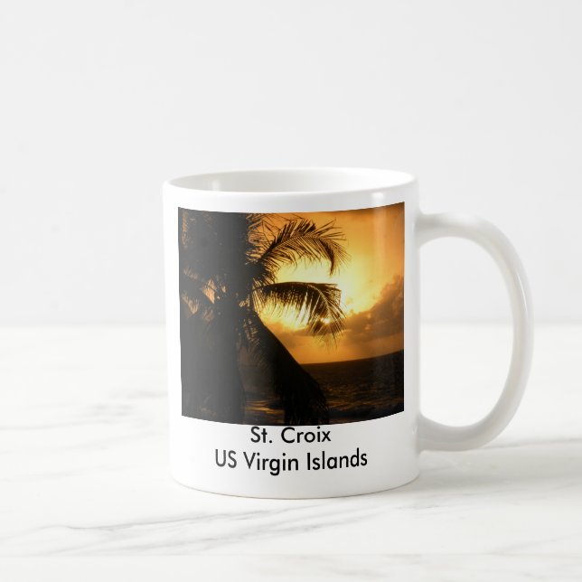 Taza De Café Islas Vírgenes del St. Croix los E.E.U.U. (Derecha)