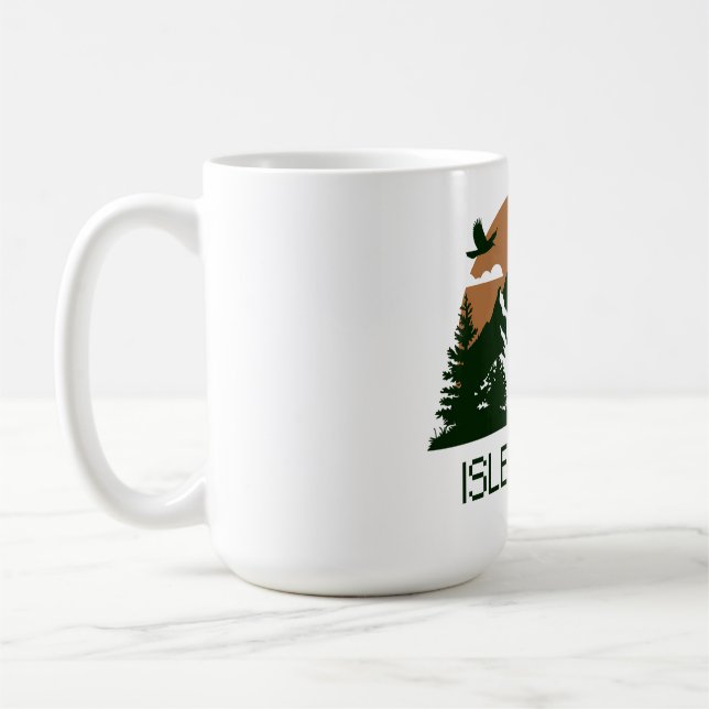 Taza De Café Isle Royale - Michigan (Izquierda)