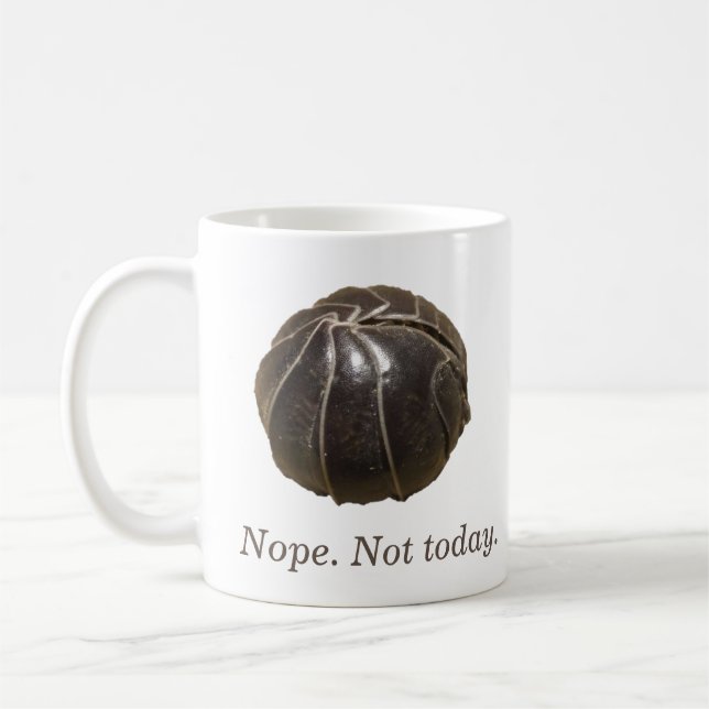 Taza De Café Isopod Ball Nope. No Hoy. Magia Mug (Izquierda)