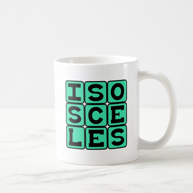 Taza De Café Isósceles, tipo de triángulo (Derecha)