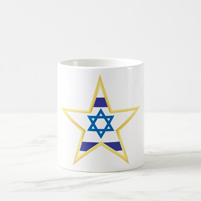Taza De Café Israel Gold Star Coffee Mug (Subido por el creador)