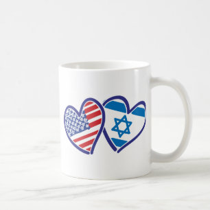 Taza De Café Israel USA Love