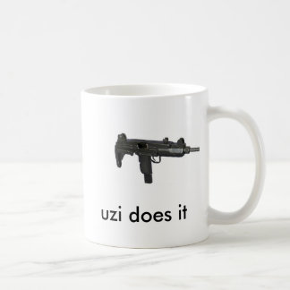 Taza De Café israeli-UZI-9mm, uzi lo hace