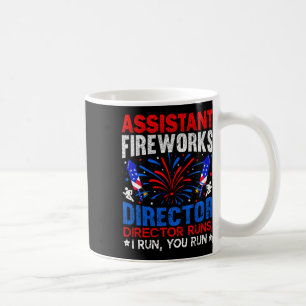 Taza De Café Istant Director De Fuegos Artificiales Día De Inde