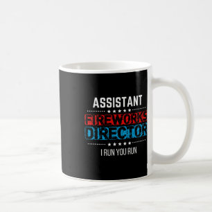 Taza De Café Istant Director De Fuegos Artificiales Día De Inde