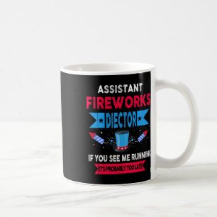 Taza De Café Istant Director De Fuegos Artificiales Te Ejecuto 