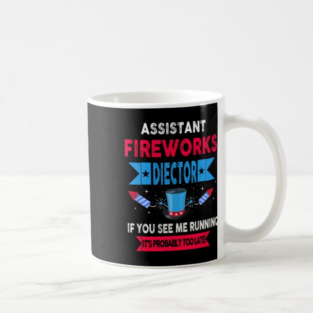 Taza De Café Istant Director De Fuegos Artificiales Te Ejecuto  (Derecha)