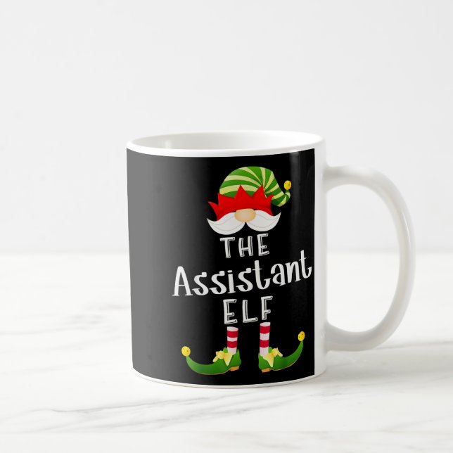 Taza De Café Istant Elf Group Christmas Funny Pajama Party  (Derecha)