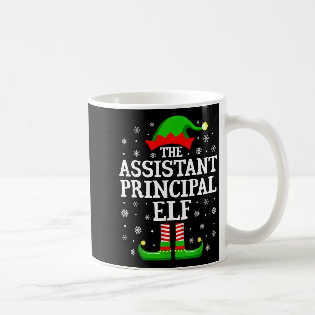 Taza De Café Istant Principal Elf Funny Christmas Family Matchi (Derecha)