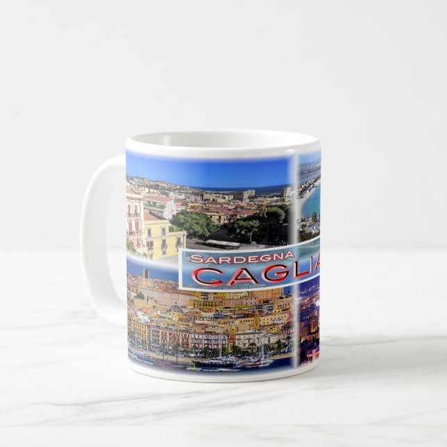 Taza De Café IT2027 Europa - Italia - Cerdeña - Cagliari - Harb (Anverso izquierdo)